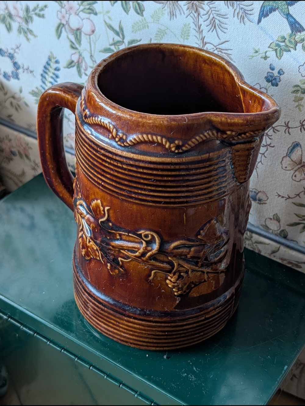 Vtg Ceramic Pitcher - Picture 2 of 9